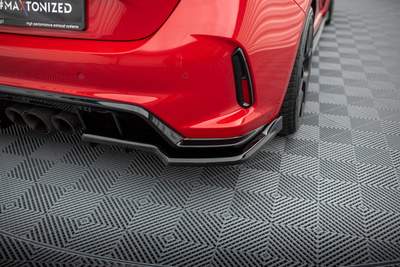 Arriere Splitter (avec une barre verticale) V.2 Honda Civic Type-R Mk 11