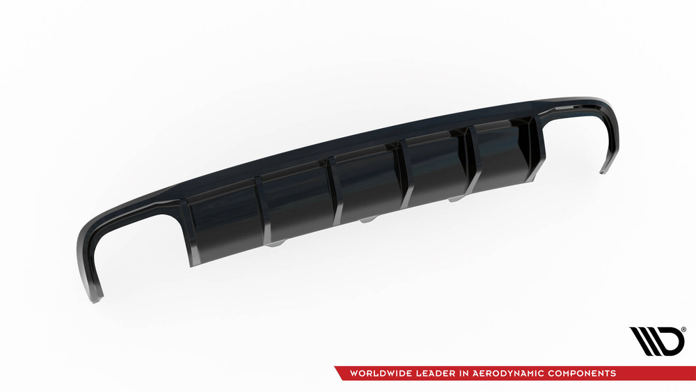 Diffuseur Arrière Complet Audi A4 B8 Facelift (Version avec double échappement des deux côtés)