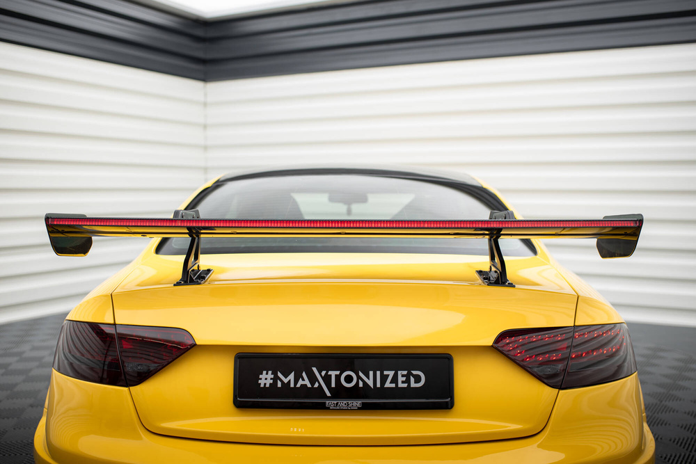 Carbon Spoiler With Upper Swan Mounting + LED Audi A5 Coupe 8T