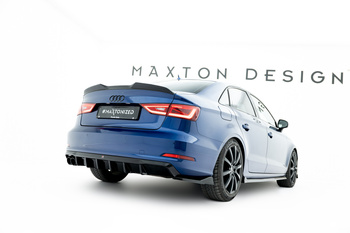 Diffuseur Arrière Complet Audi A3 Sedan 8V (Version avec double embout d'échappement d'un côté)