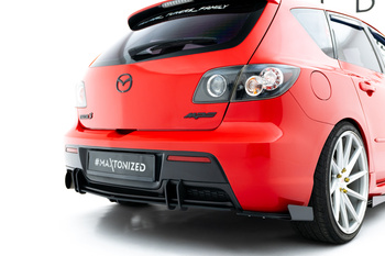 Street Pro Lame Du Pare Chocs Arriere + Flaps Mazda 3 MPS Mk1 EU Version