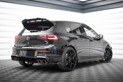 Lames De Pare-Chocs Arrière Latérales V.5 + Flaps Volkswagen Golf R Mk8