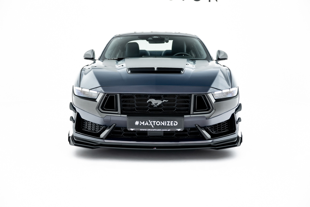 Street Pro Lame Du Pare-Chocs Avant + Flaps Ford Mustang Dark Horse Mk7