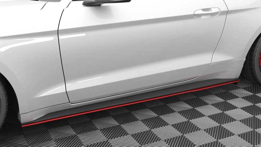 Rajouts Des Bas De Caisse V.2 Ford Mustang Mk6 Facelift