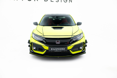 Street Pro Lame Du Pare-Chocs Avant V.2 Honda Civic Type-R Mk10 / Mk10 Facelift