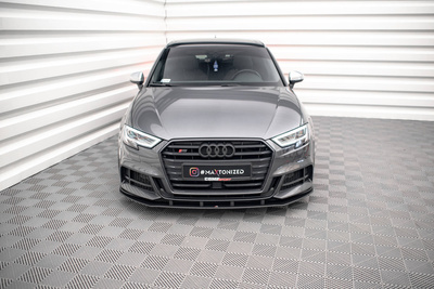 Street Pro Lame Du Pare-Chocs Avant Audi S3 / A3 S-Line Sportback 8V Facelift