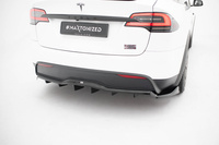 Arriere Splitter (avec une barre verticale) V.2 Tesla Model X Mk1 Facelift