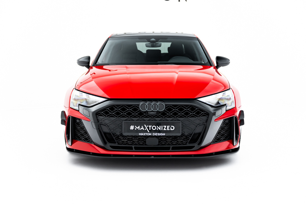 Ailes de pare-chocs avant (Canards) Audi RS3 Sedan 8Y Facelift