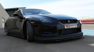 LAME DU PARE-CHOCS AVANT / SPLITTER V.2 NISSAN GT-R AVANT FACELIFT COUPE (R35-SERIES)