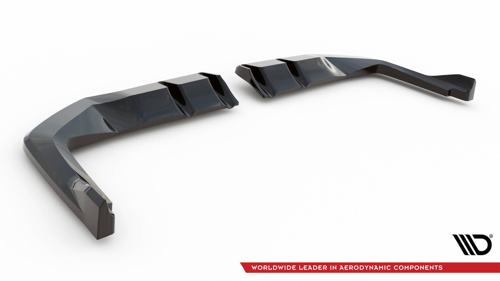 Arriere Splitter (avec une barre verticale) V.2 Honda Civic Type-R Mk 11